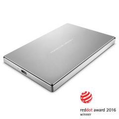 1TB LACIE 2.5 INC USB 3.0 STFD1000400 PORSCHE DESIGN P 9223 TAŞINABİLİR DİSK METALİK GÜMÜŞ USB-C (USB 3.1)