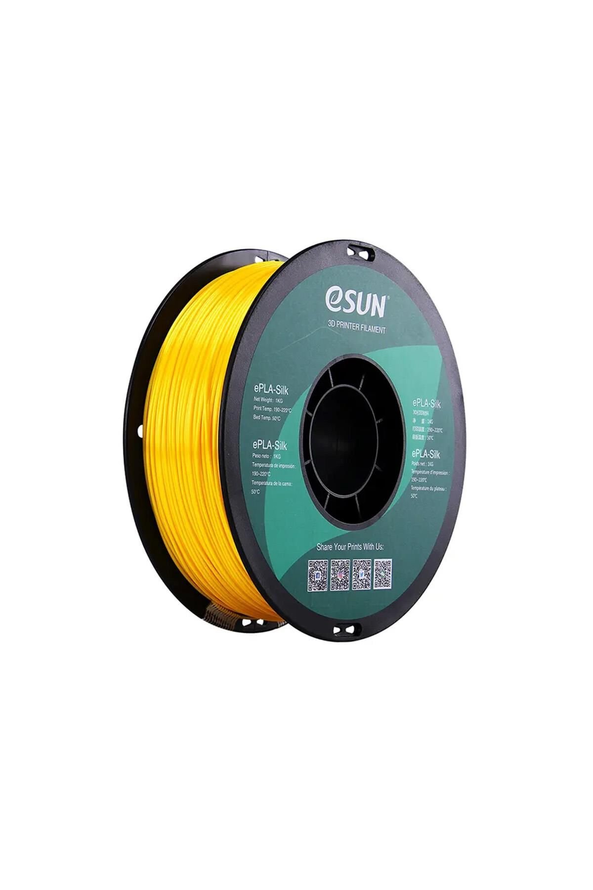 Esun Esilk-PLA Filament Koyu Sarı