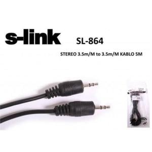 S-LINK 5M STEREO UZATMA KABLOSU