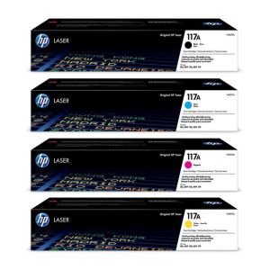 HP 117A Siyah, Mavi, Sarı ve Kırmızı Orijinal Toner Seti (W2070A, W2071A, W2072A, W2073A)