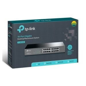 TP-Link TL-SG1016D 16-Port Gigabit Masaüstü Rackmount Switch