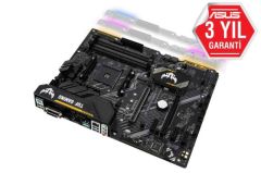 ASUS TUF B450-PLUS GAMING AMD B450 SOKET AM4 DDR4 3200 HDMI DVI M2 USB3.1 AURA RGB ATX