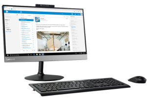 LENOVO AIO 21.5 V410z 10QV001ETX i3-7100T NON-TOUCH 4G 1TB DOS BLACK