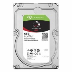 SEAGATE IRONWOLF 3.5 6TB SATA 3.0 256 MB 195MB/S RV SENSÖR 7200RPM 180TB/YİL ISYÜKÜ 7/24 NAS DİSK ST6000VN0033