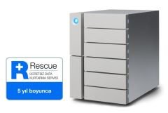 24TB LACIE STFK24000400 6BIG 2X THUNDERBOLT3 + USB 3.1 RAID 0/1/5/6/10/50/60 HARİCİ DİSK, 5 YIL DATA KURTARMA SERVİSİ