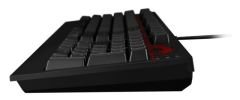 MSI GG GK-701 GAMING KEYBOARD US CHERRY MX BROWN KIRMIZI LED AYDINLATMA KAYMAZ KAUÇUK AYAK US DİZİLİM ÖRGÜ KABLO ALTIN KAPLAMA USB B