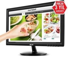 15.6 ASUS VT168H LED 10MS HDMI 1366x768 3YIL VGAVESA 10 Parmak Dokunmatik EyeCare MONİTÖR