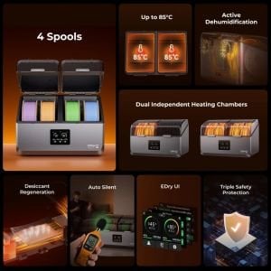 Creality SpacePi X4 Filament Kurutma Makinesi