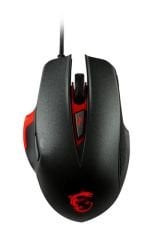 MSI GG INTERCEPTOR DS300 GAMİNG MOUSE 8.200 DPI LASER SENSÖR RGB LED ÖRGÜ KABLO ALTIN KAPLAMA USB BAĞLANTILI OYUNCU FARESİ