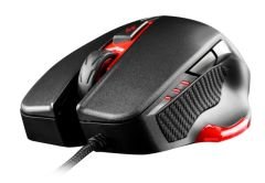 MSI GG INTERCEPTOR DS300 GAMİNG MOUSE 8.200 DPI LASER SENSÖR RGB LED ÖRGÜ KABLO ALTIN KAPLAMA USB BAĞLANTILI OYUNCU FARESİ