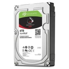 SEAGATE IRONWOLF 3.5 8TB SATA 3.0 256MB 210MB/S RV SENSÖR 7200RPM 180TB/YİL ISYÜKÜ 7/24 NAS DİSK ST8000VN0022