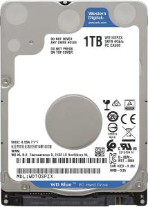 WD Blue WD10SPZX 1TB 128MB 2.5'' 5400RPM Sata 3 Harddisk