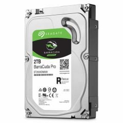 SEAGATE BARRACUDA PRO GAMING 3.5 2TB 7200RPM SATA 3.0 128MB 220MB/S 300TB/YİL ISYÜKÜ DATA KURTARMALI DESKTOP DİSK ST2000DM009