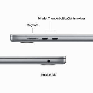Apple Macbook Air 15'' M2 8GB 512GB Uzay Grisi