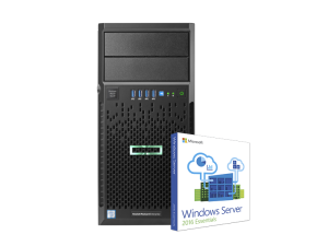 HPE ML30 Gen10 E-2124 8GB 1TB SATA S100i 4LFF 350W ATX PSU + MS Win. Srv. 2016 Essentials Hediyeli