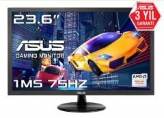 23.6 ASUS VP247QG Gaming LED FreeSync 1920x1080 1ms 75hz 3YIL DP HDMI VGA MM VESA EyeCare FlickerFree Düşük Mavi Işık