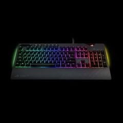 Asus ROG Strix Flare Aura Sync RGB Bilek Desteği Mekanik Oyuncu Klavye Türkçe Tus Dizilimi Cherry MX Red