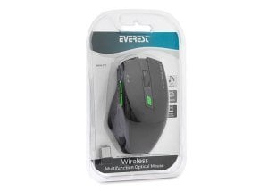 Everest kablosuz optik mouse siyah