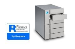 60TB LACIE STFK60000400 6BIG 2X THUNDERBOLT3 + USB 3.1 RAID 0/1/5/6/10/50/60 HARİCİ DİSK, 5 YIL DATA KURTARMA SERVİSİ