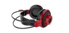 MSI GG DS501 GAMİNG HEADSET 40MM SÜRÜCÜ KABLO KUMANDA MİKROFON 2.1M ÖRGÜ KABLO 3.5MM JAK KULAKÜSTÜ KULAKLIK